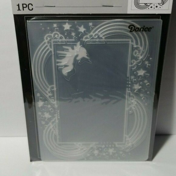 Darice Embossing Folder Unicorn Scrapbook Paper Crafts Card Making - Picture 3 of 6